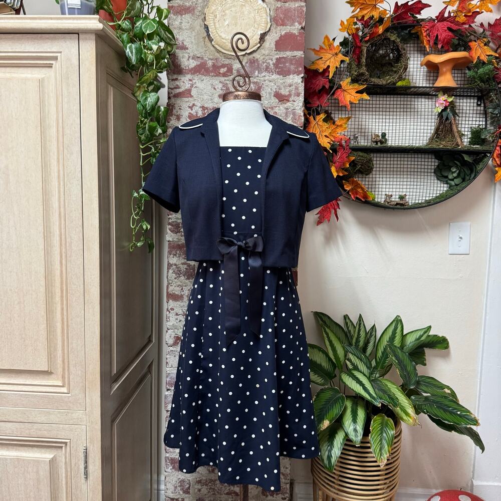 Vintage 90s Dress Bolero Set